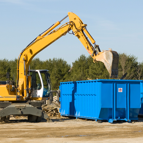 can i choose the location where the residential dumpster will be placed in Broeck Pointe Kentucky